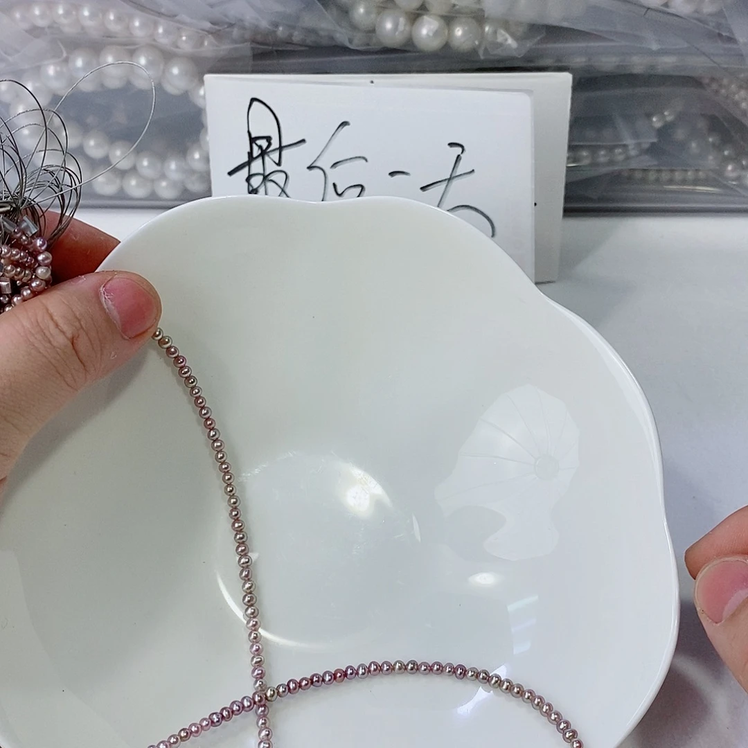 淡水珍珠颈饰银S925镶嵌