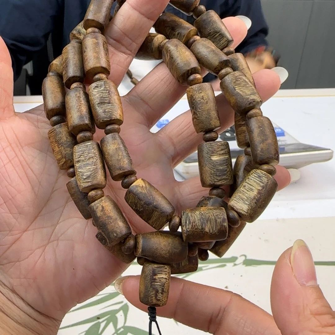 沉香手串多样性发1条张勺子板头高货50克