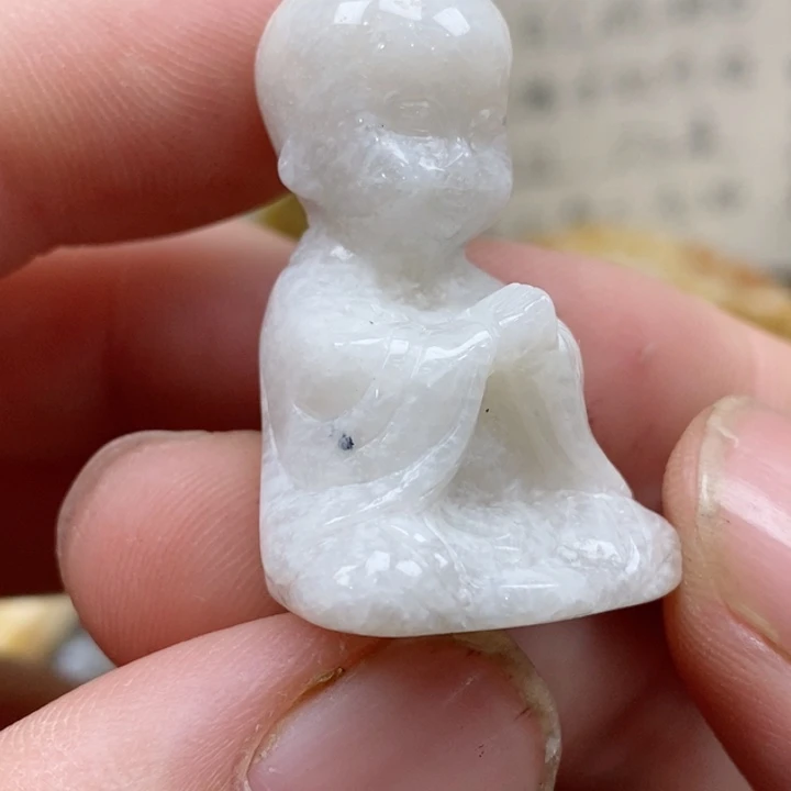 颈饰未镶嵌硅化珊瑚（珊瑚玉）有瑕 小摆件