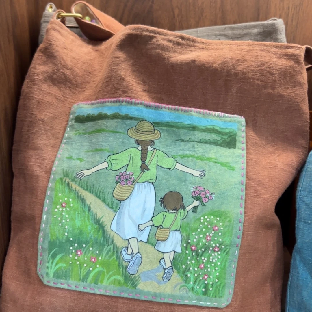 布艺彩绘刺绣手工包包