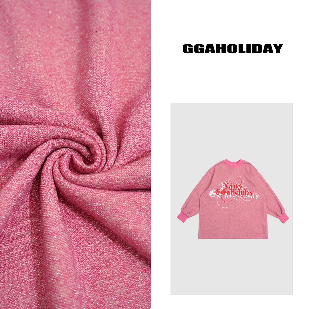 25早春新款轻奢高级感美式街头情侣设计字母设计圆领卫衣 151236