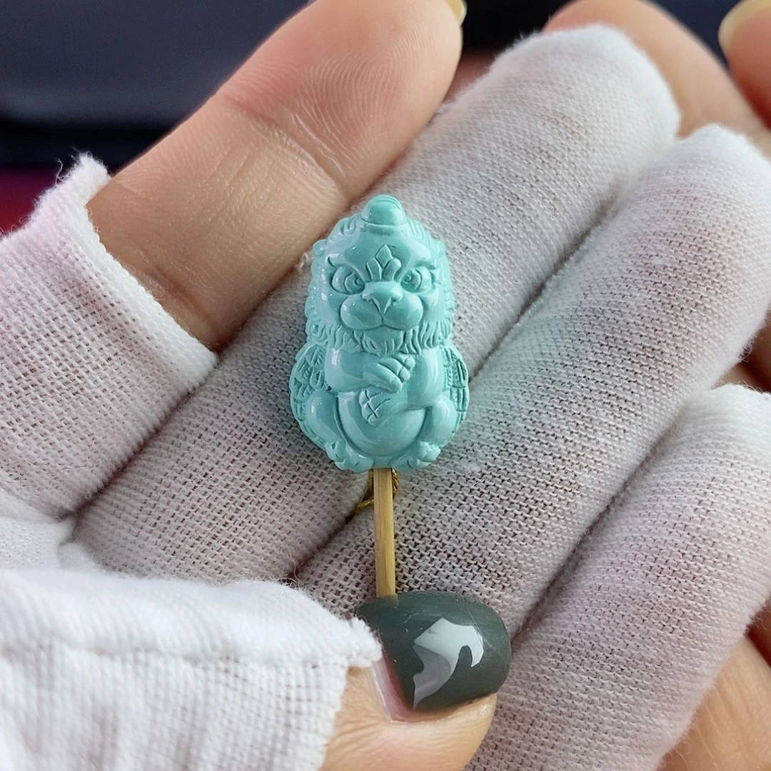 绿松石珠宝奇石未镶嵌