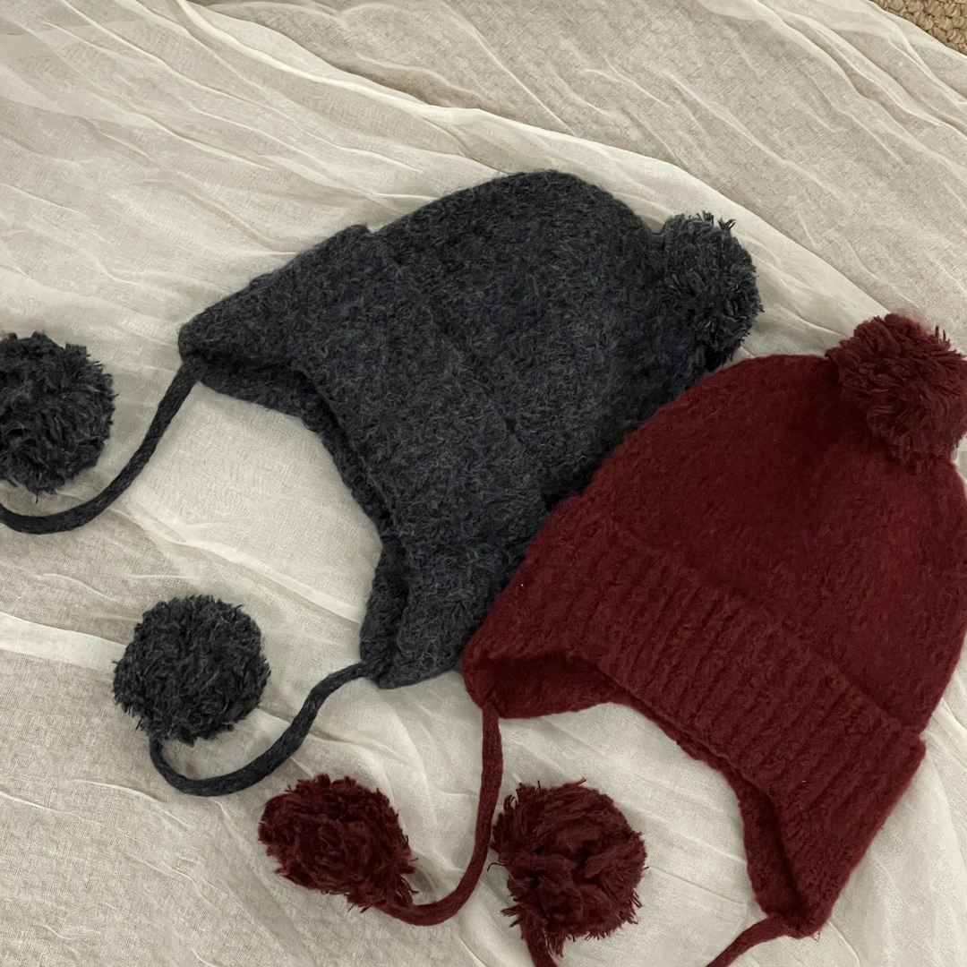 「可可买手集合店」设计师圣诞新年2026限定手工毛线帽#买手