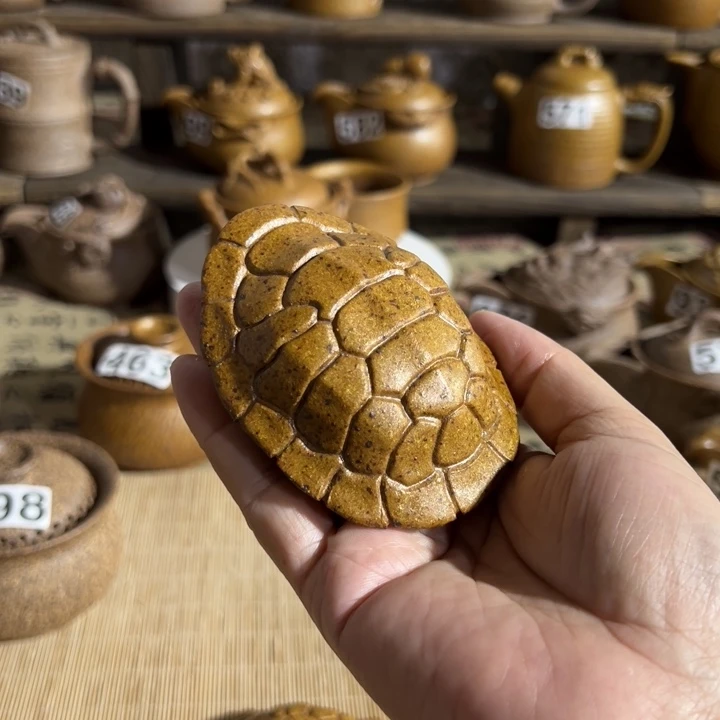 缸金龟原谷烧高温粗瓷