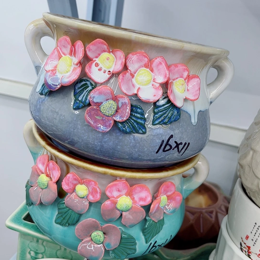 多肉绿植陶瓷花盆