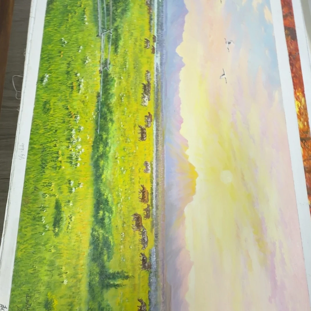 油画加油加油努力加油努力