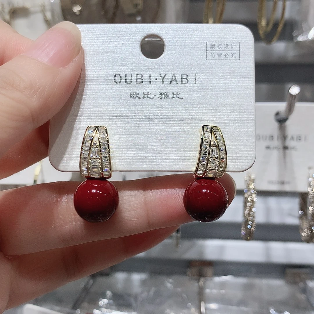 铜合金合金红色耳扣