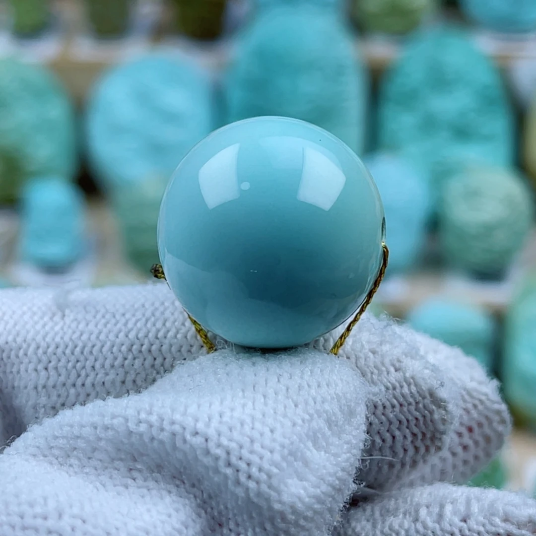 绿松石未镶嵌珠宝奇石20mm