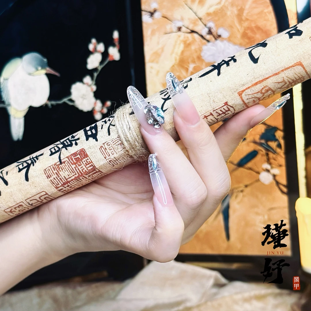 瑾妤·閣甲【汝胭脂泪】华子纯手工定制穿戴甲