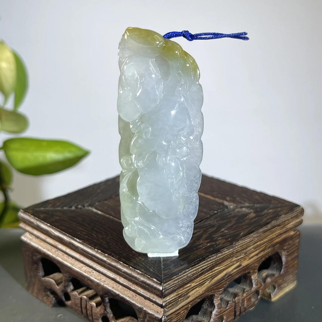 JTA16-018 天然缅甸A货翡翠 事事如意