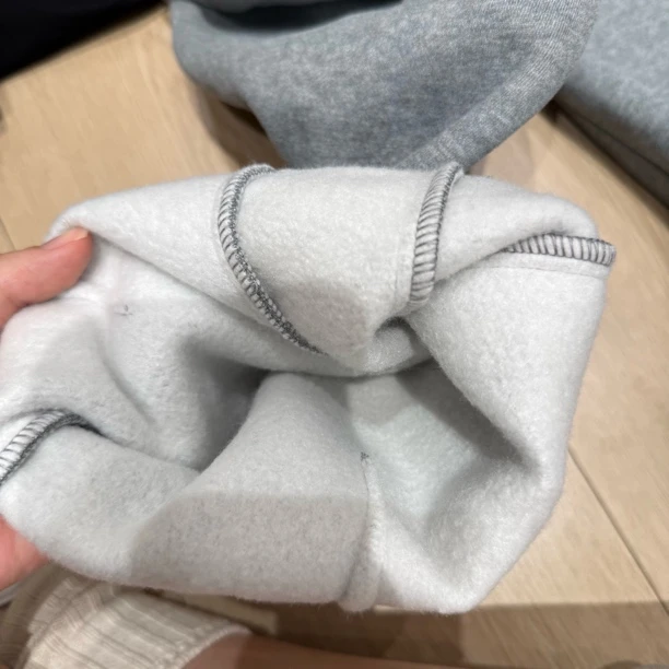 SAMUEL 灰色运动卫裤加绒 休闲裤