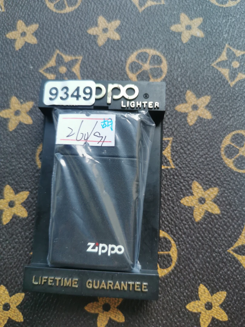 Zippo打火机回血91I纤巧黑雅漆Z标-9349