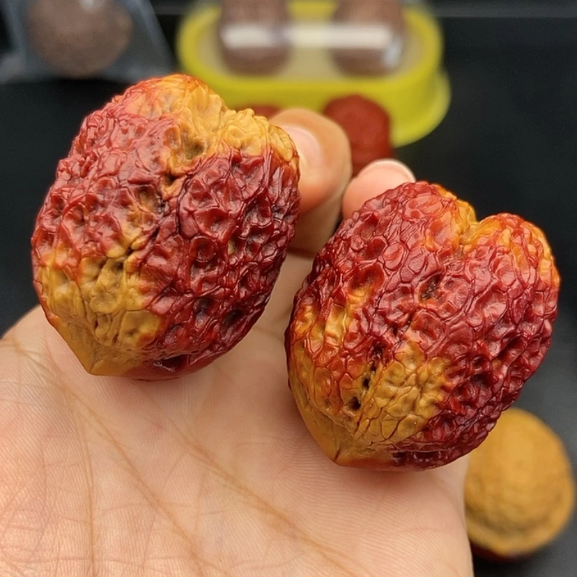 【闪购商品】把件文玩核桃40尺金蟒元宝