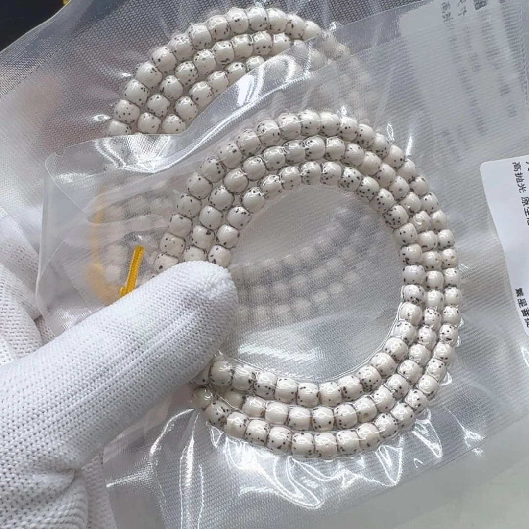 星月菩提手串19灭世白星月半壁6左右108