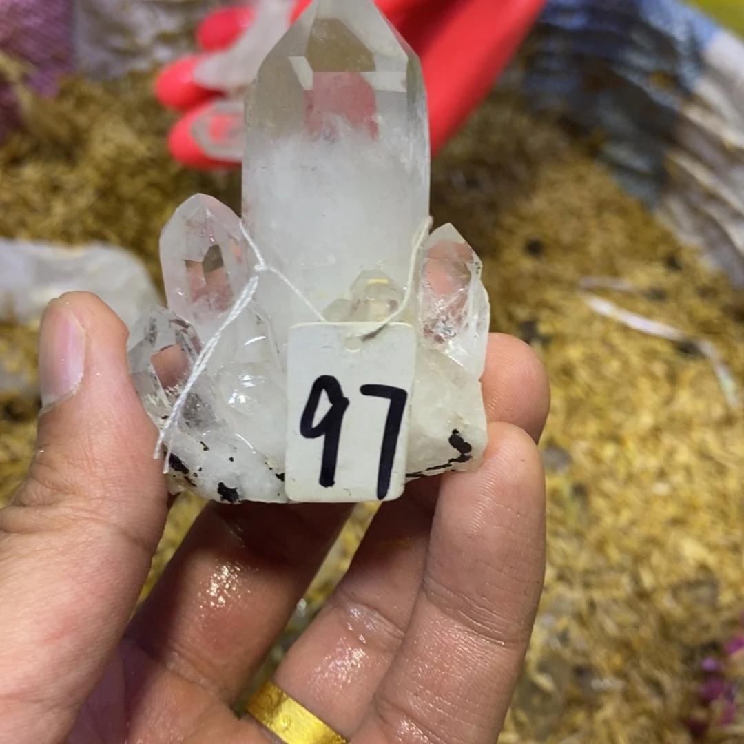 水晶水晶原石摆件未镶嵌J***?