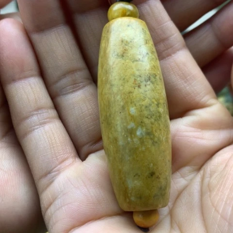 【闪购商品】未镶嵌岫岩河磨玉（透闪石质玉）挂件