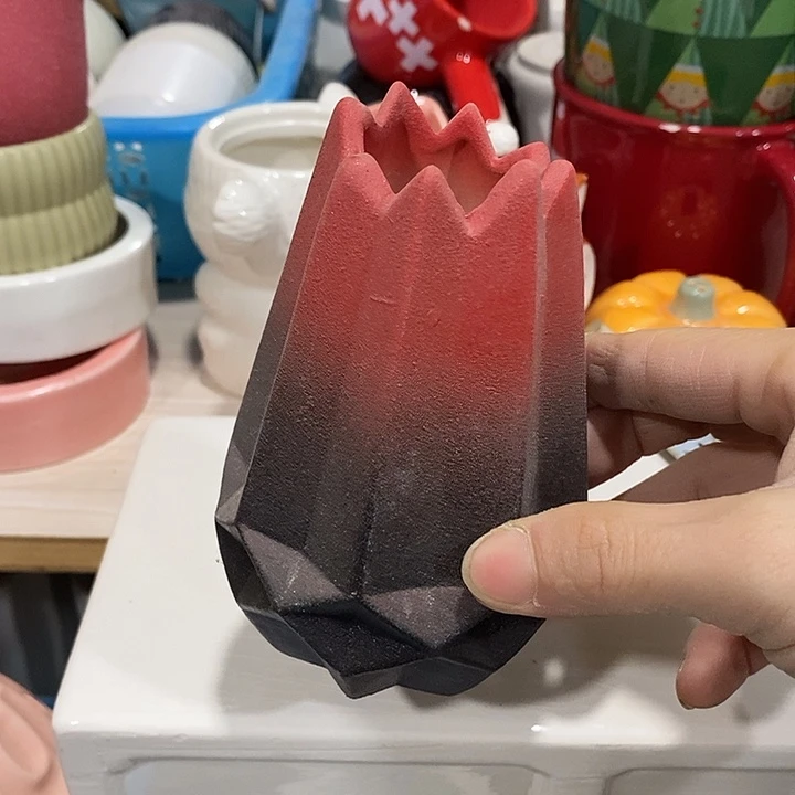 摆件陶陶盆有孔 瑕疵介意勿拍