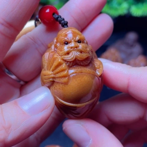 【闪购商品】手串/手链橄榄核32左右钟馗单子手把扇子