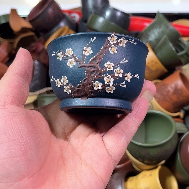 茶杯紫砂全手工紫砂主人杯