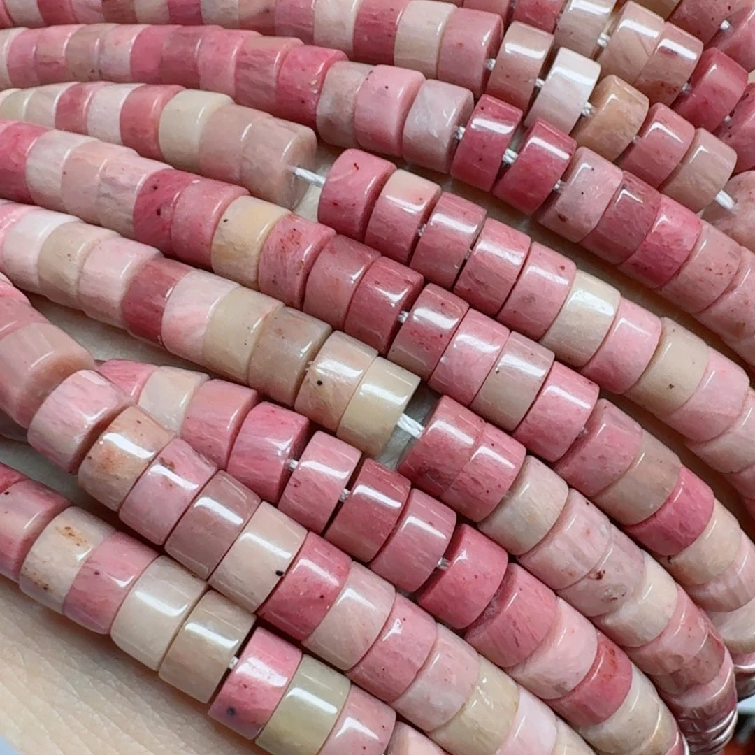 玛瑙/玉髓合金珠宝半成品6红木纹隔片一条
