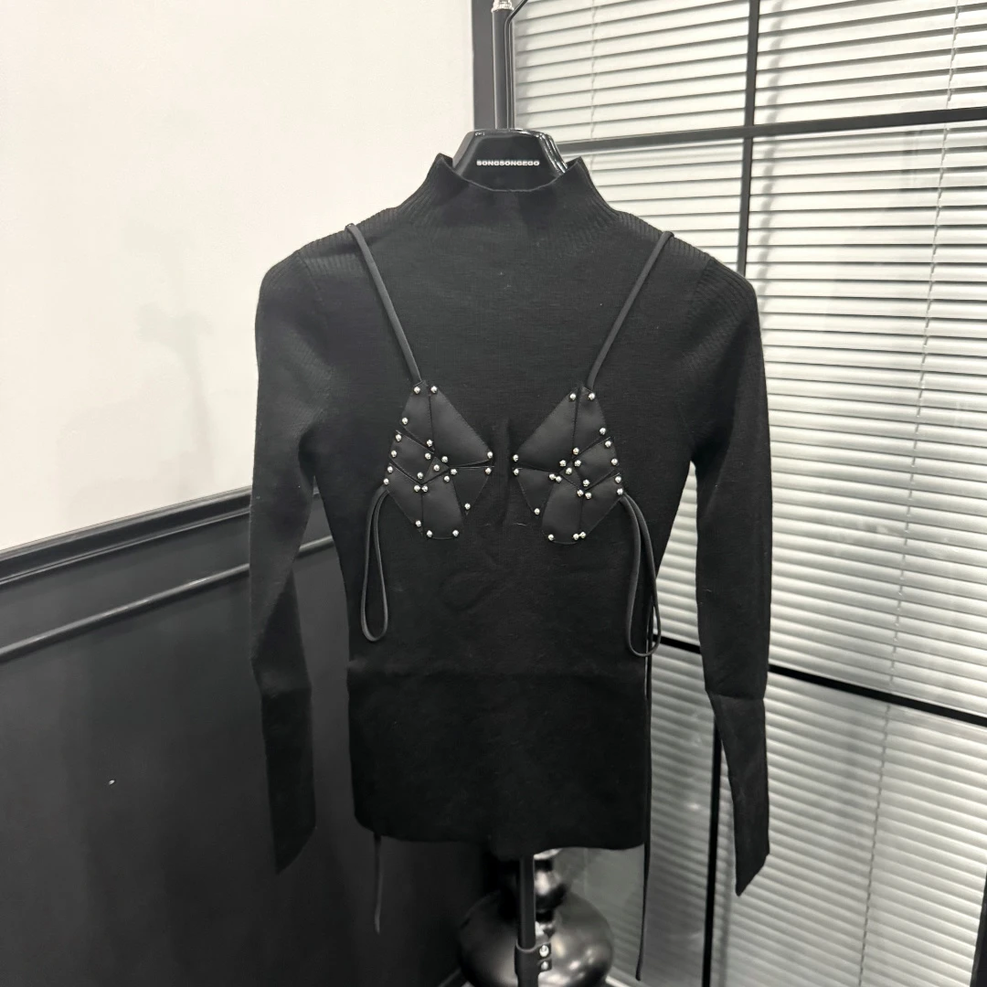 【NO退NO换】主播同款内搭 秋冬现现小众设计师款外套 46111