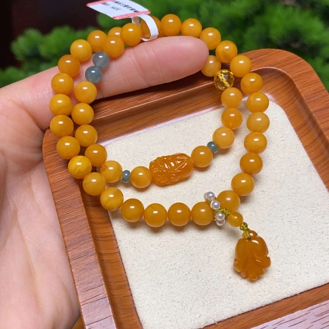 【闪购商品】未镶嵌蜜蜡手链手串