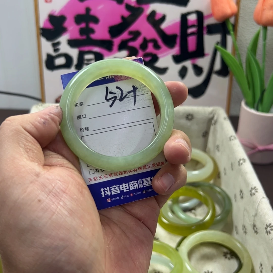 蛇纹石玉手镯未镶嵌473