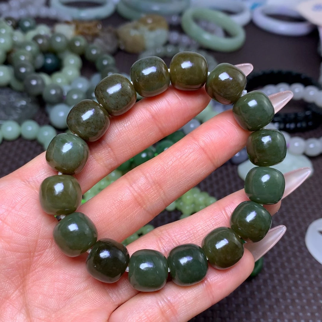 未镶嵌手串和田玉卡13