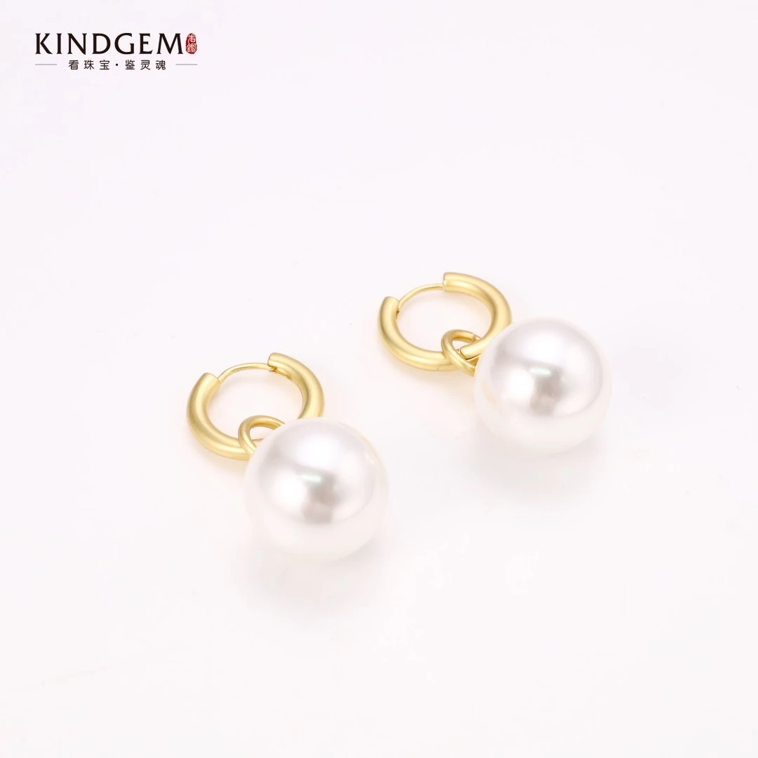 KindGem   时尚轻奢百搭珠珠耳环 CU42XMHC-22243