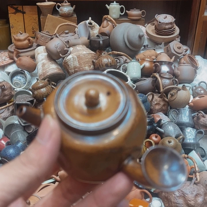 柴烧老岩泥高端茶器