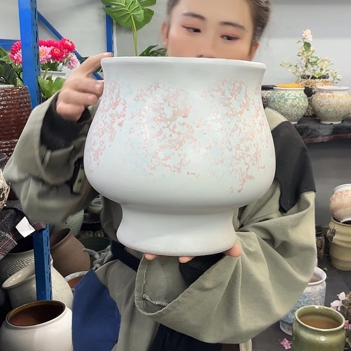 22×26 ×粗陶花盆有孔-买买买