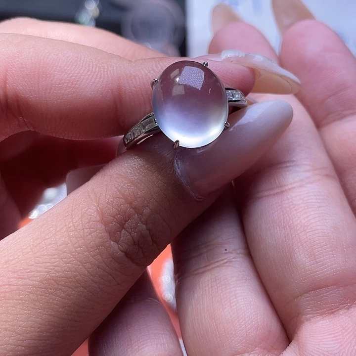 石英质玉银S925镶嵌颈饰