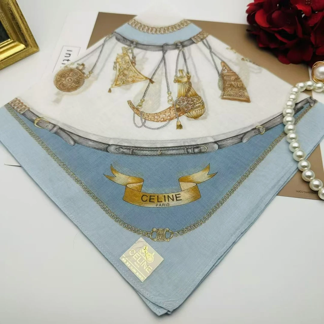 99新 Celine/思琳 海囤 思琳 丝巾/yy04365