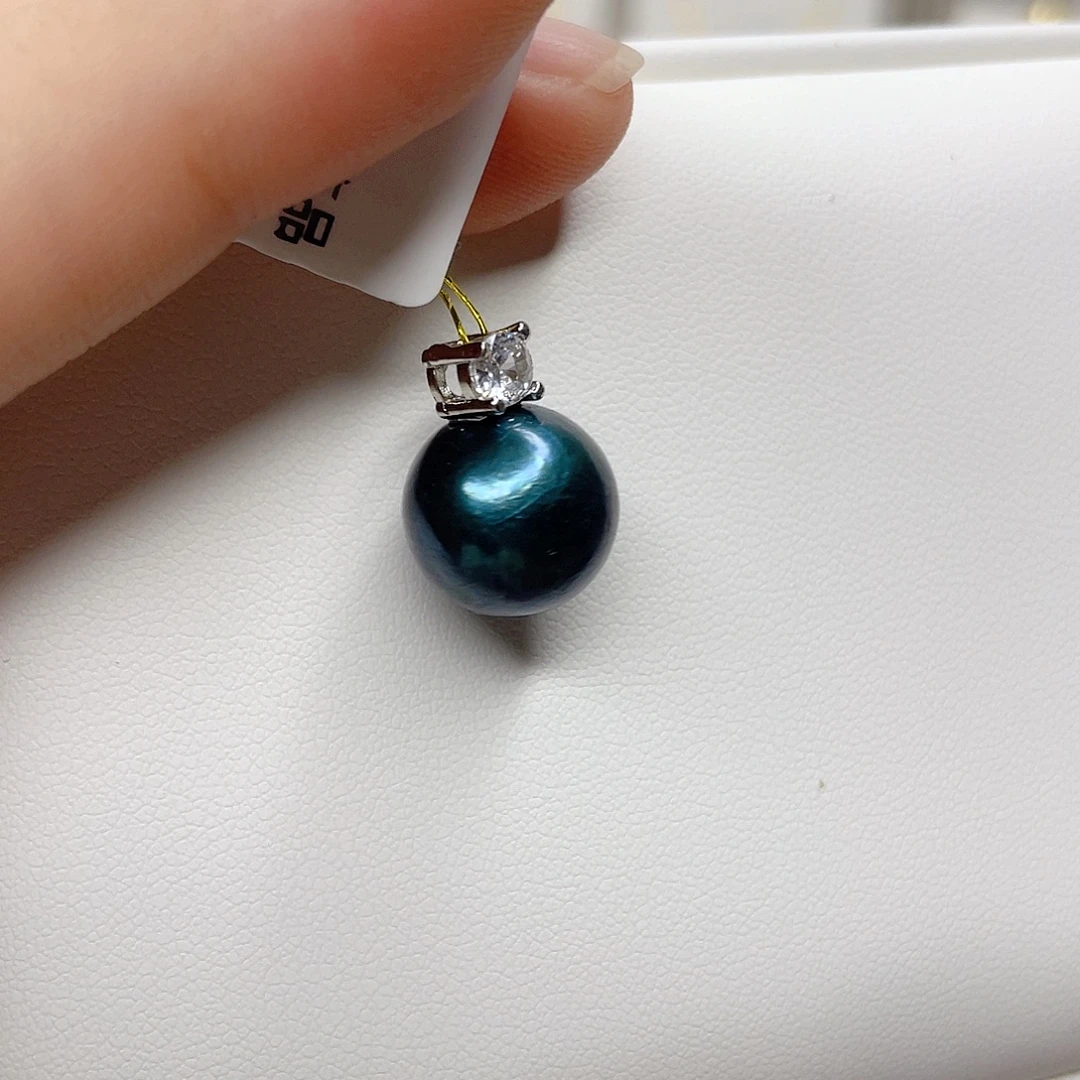 合金淡水珍珠吊坠(赠链)