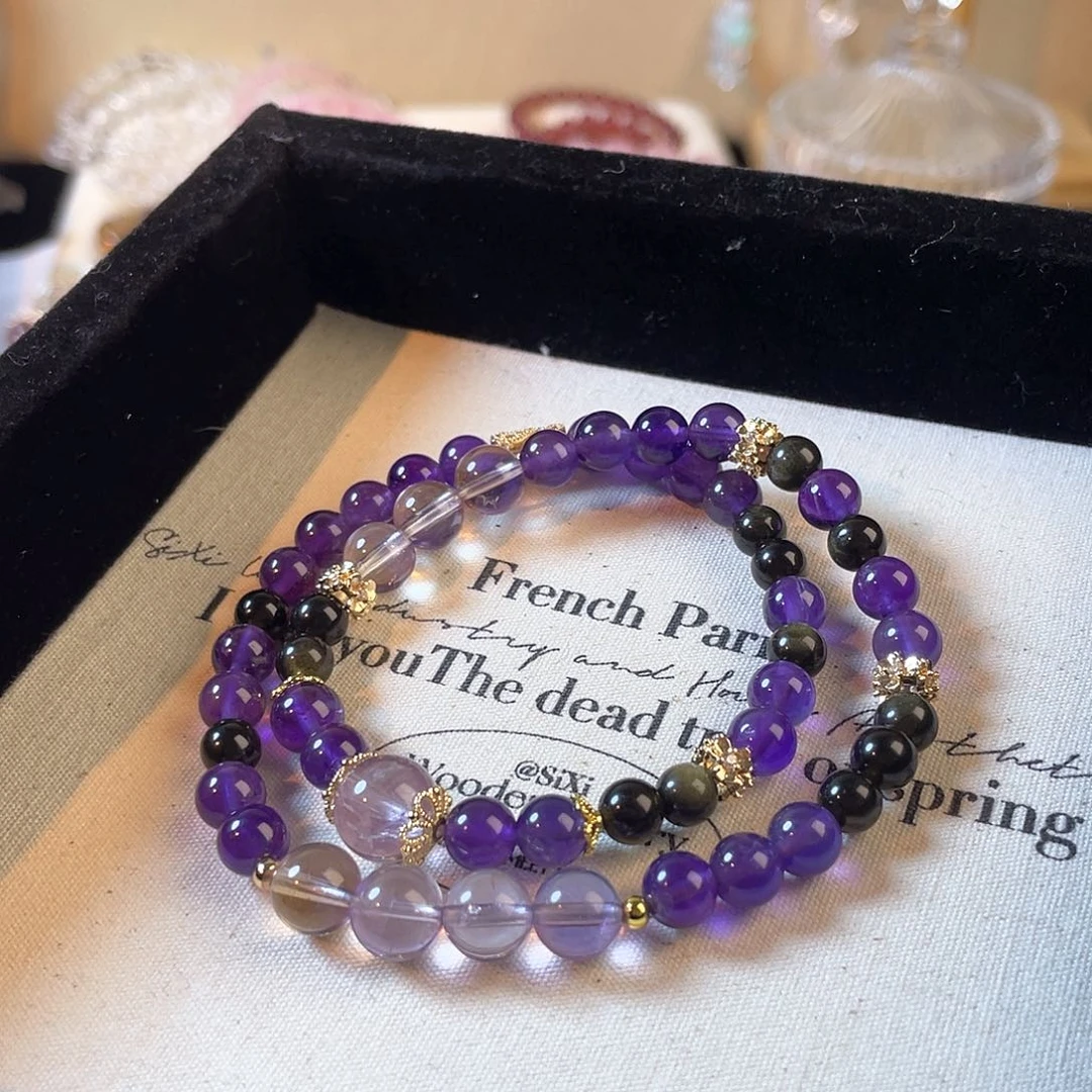 紫晶手链未镶嵌乌拉圭