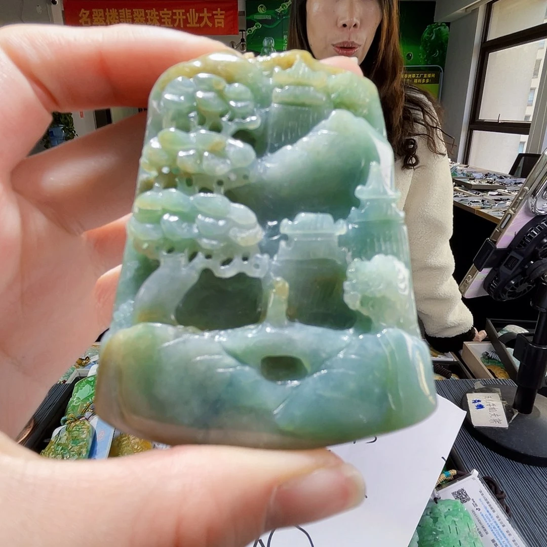 颈饰未镶嵌翡翠翡翠