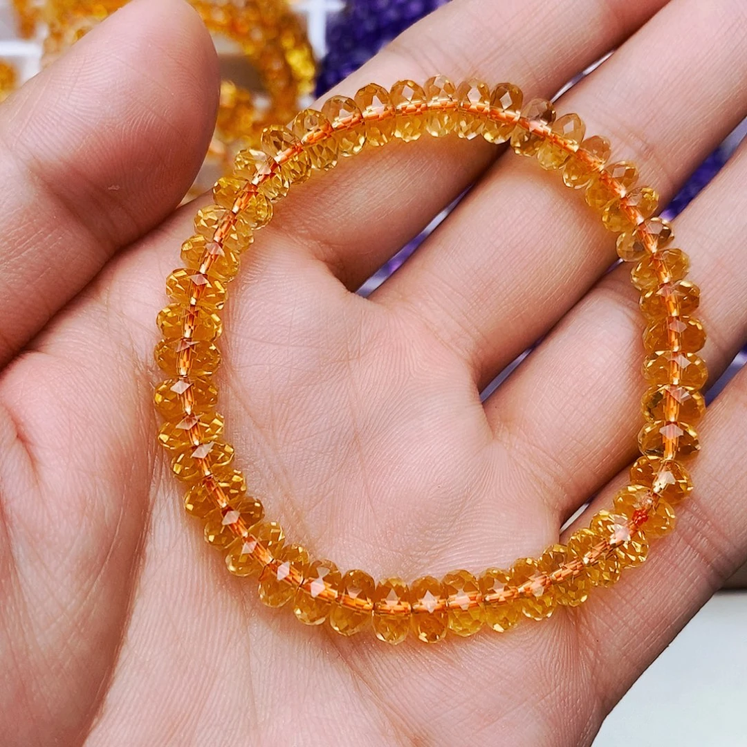 ****未镶嵌水晶手串天然