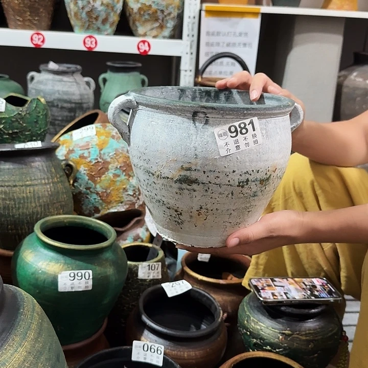 灰白双耳981高度18口径19
