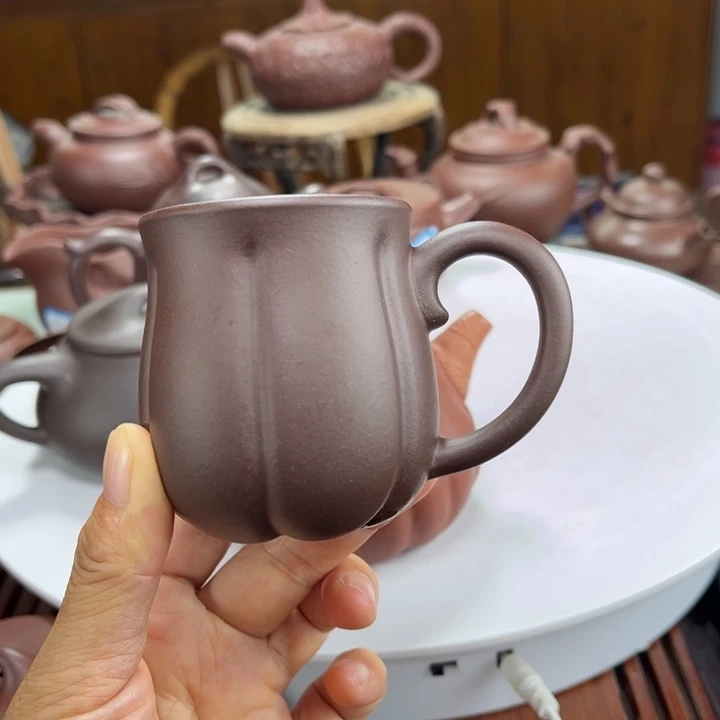 紫砂茶壶紫砂花茶