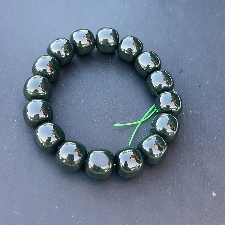 未镶嵌手串和田玉卡14