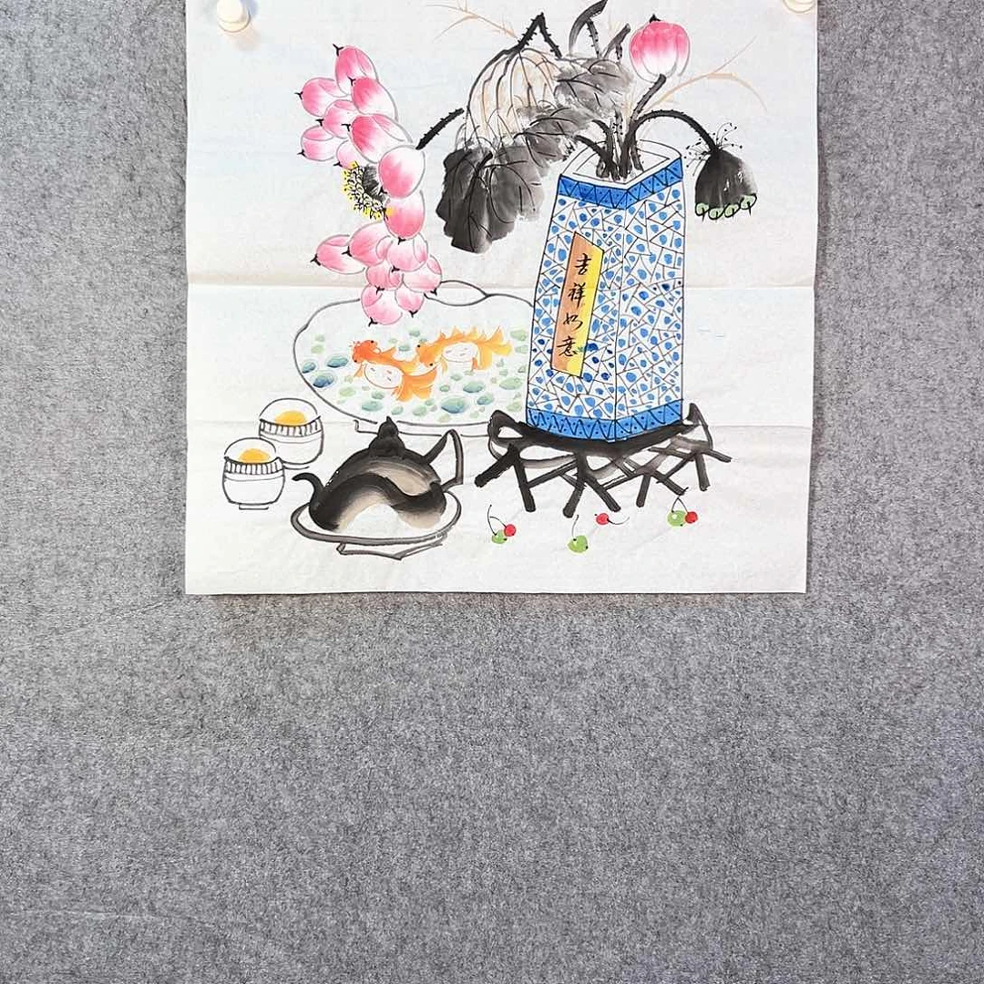 国画282 牡丹花的味道是非常对象