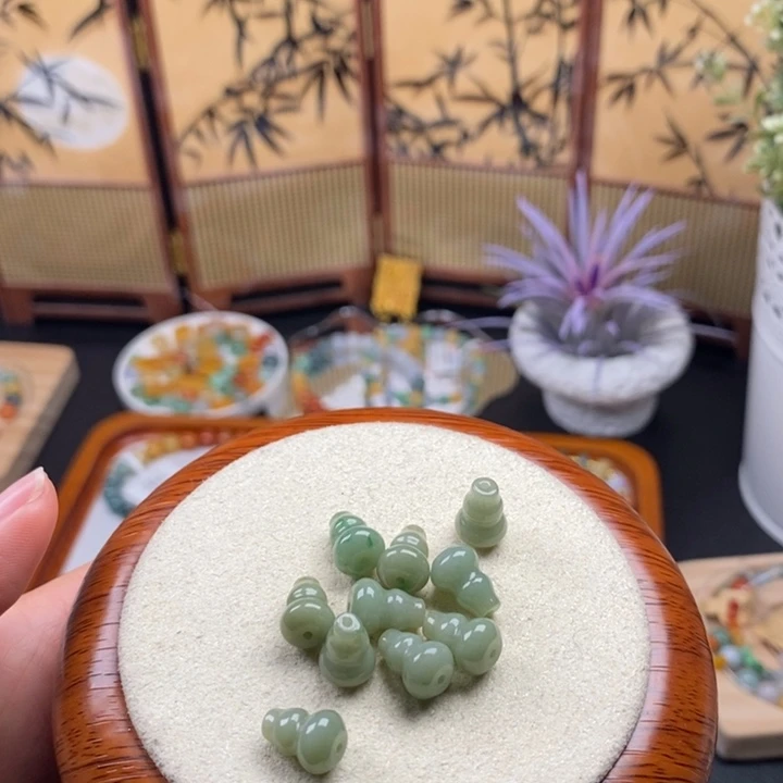 翡翠未镶嵌手链翡翠小葫芦任选一无鉴赏4