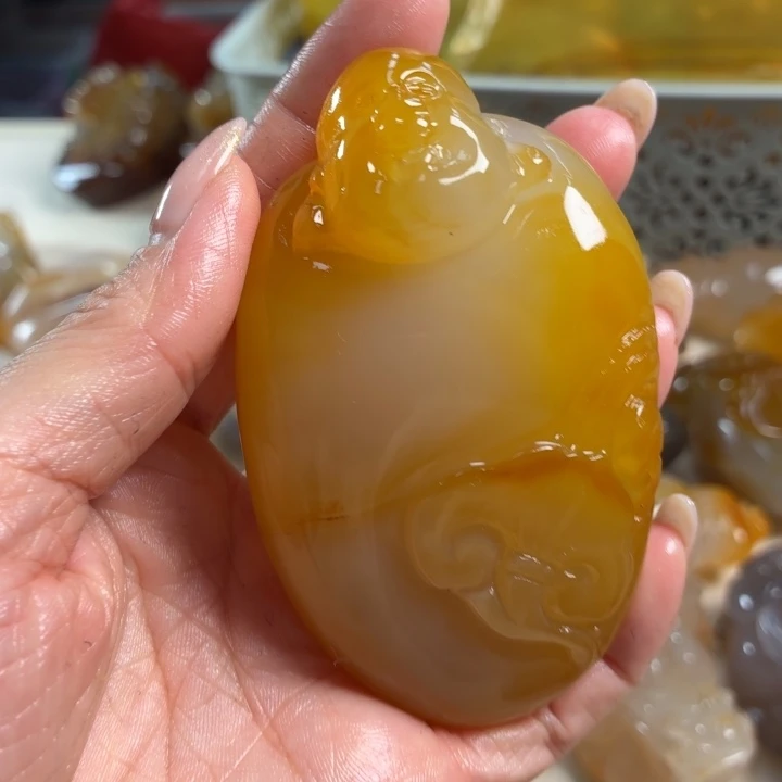 玛瑙/玉髓未镶嵌吊坠(不含链)