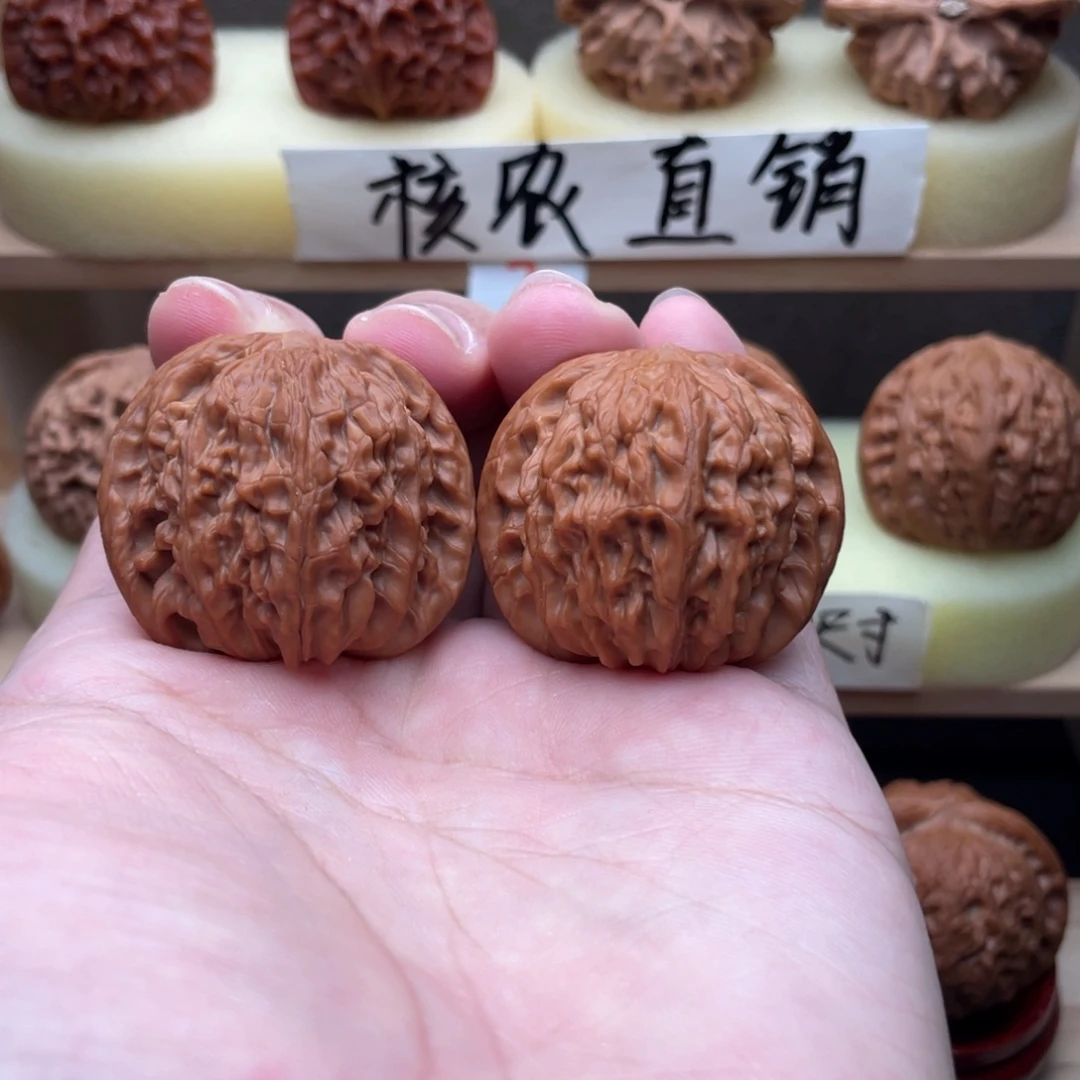吊坠文玩核桃全品正磨38.8头货
