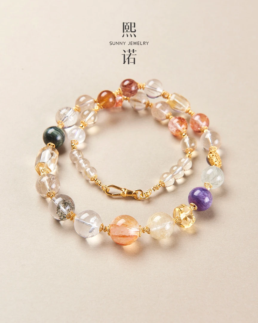 懒猫nono│Saynono 镜花水月_多宝水晶项链(多样性发其一)