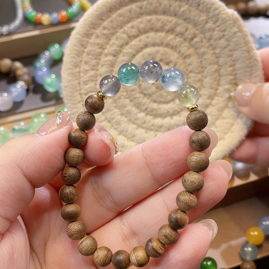 【闪购商品】未镶嵌手链翡翠冷色多宝