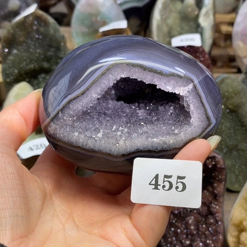 【闪购商品】未镶嵌大型摆件（非配饰）紫晶修补放漏