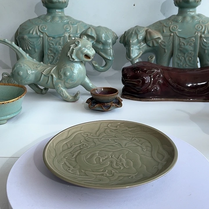 瓷片摆件摆件摆件