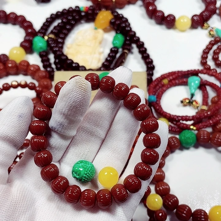 猴头核桃手串猴头