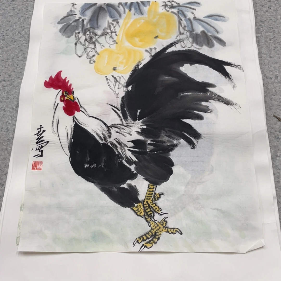 国画1.4平尺国画作品